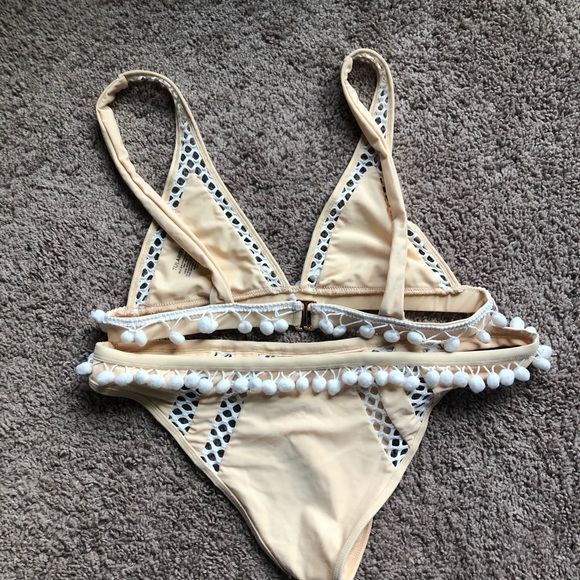 Tularosa Pom Pom Fringe Bikini - Picture 2 of 5